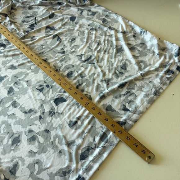 Callaway Opti-Dri Shadow Leaf Print Performance Golf Polo Mens 2XL Stretch - Picture 6 of 7